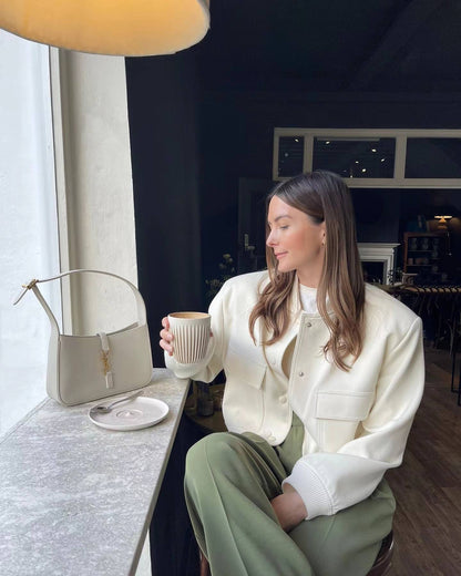 Seren Bomberjas Voor Dames | Oversized Minimalistisch, Voor Dagelijks Gebruik