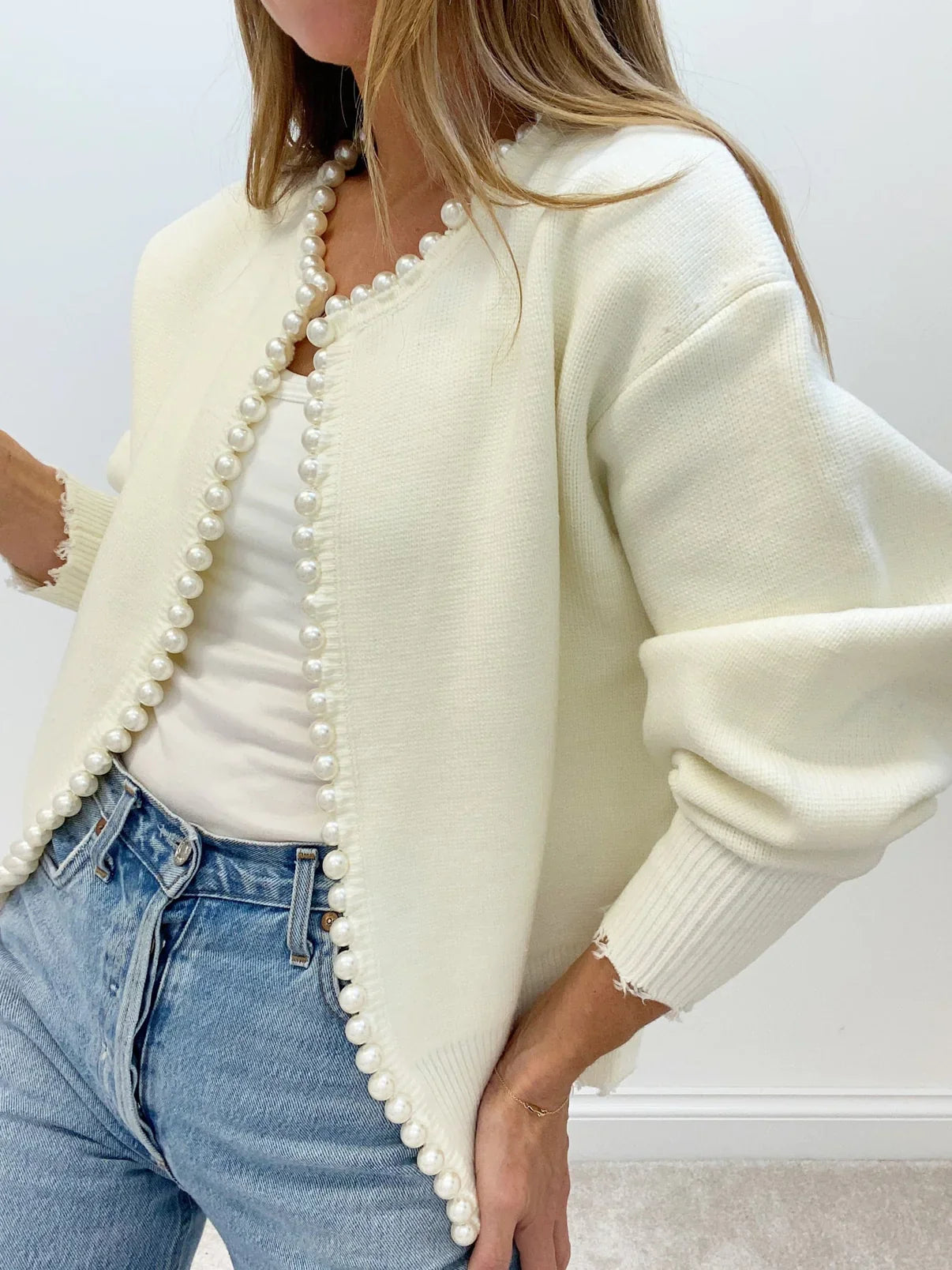 Nava Parelvest para Damas | Vintage Chic, Perfecto para Capas