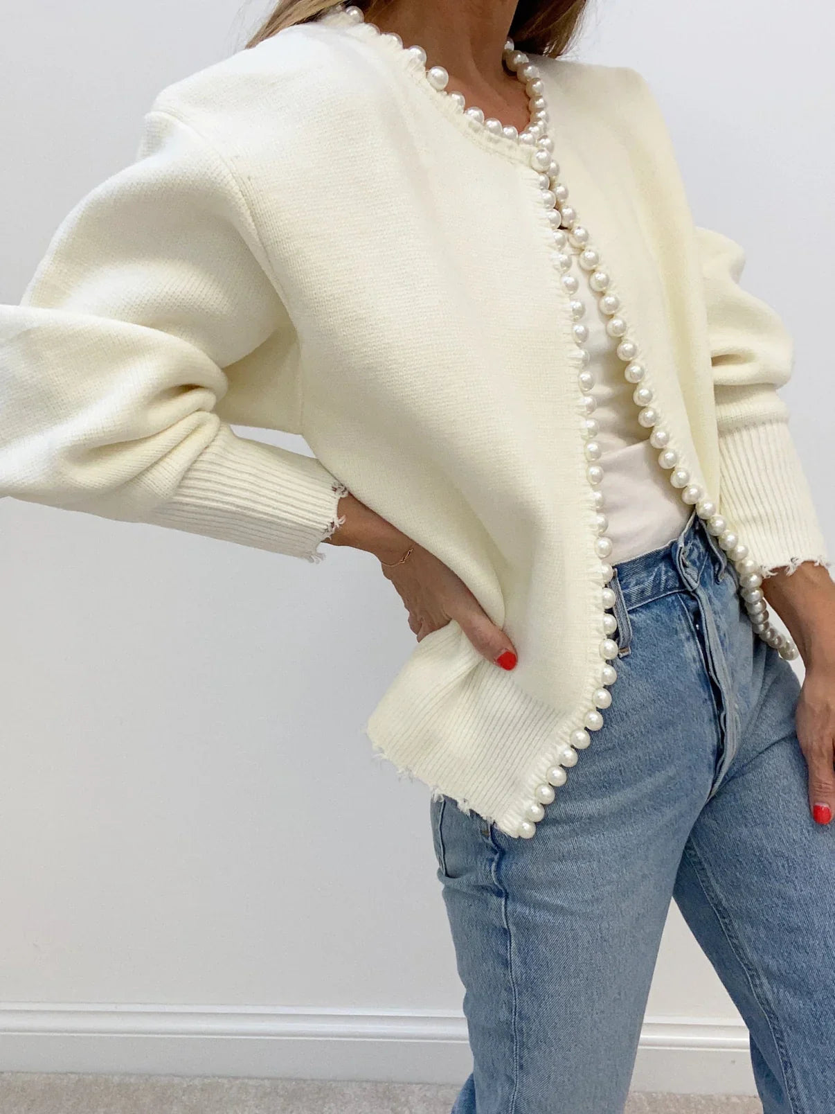 Nava Parelvest para Damas | Vintage Chic, Perfecto para Capas