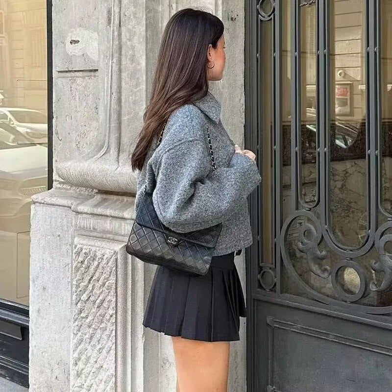 Chaqueta corta Penna para mujer | Bouclé cepillado, para looks refinados