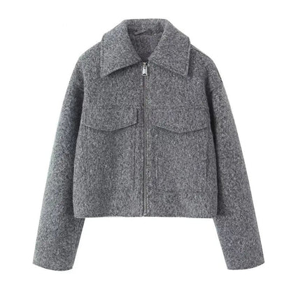 Chaqueta corta Penna para mujer | Bouclé cepillado, para looks refinados