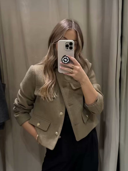 Veste courte Maris pour dames | Vintage courte, pour looks affirmés