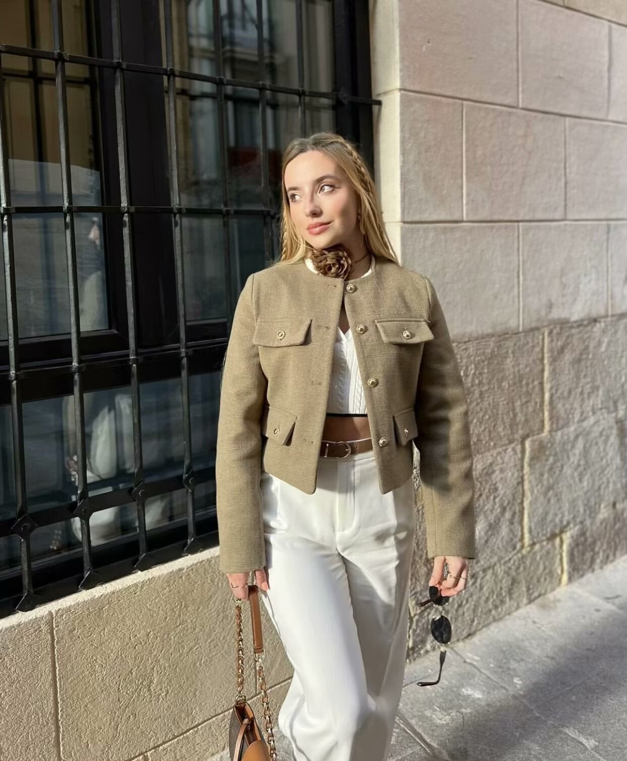 Veste courte Maris pour dames | Vintage courte, pour looks affirmés