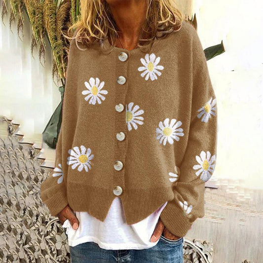 Chaleco de flores Koravine para mujer | Algodón juguetón, abierto o anudado