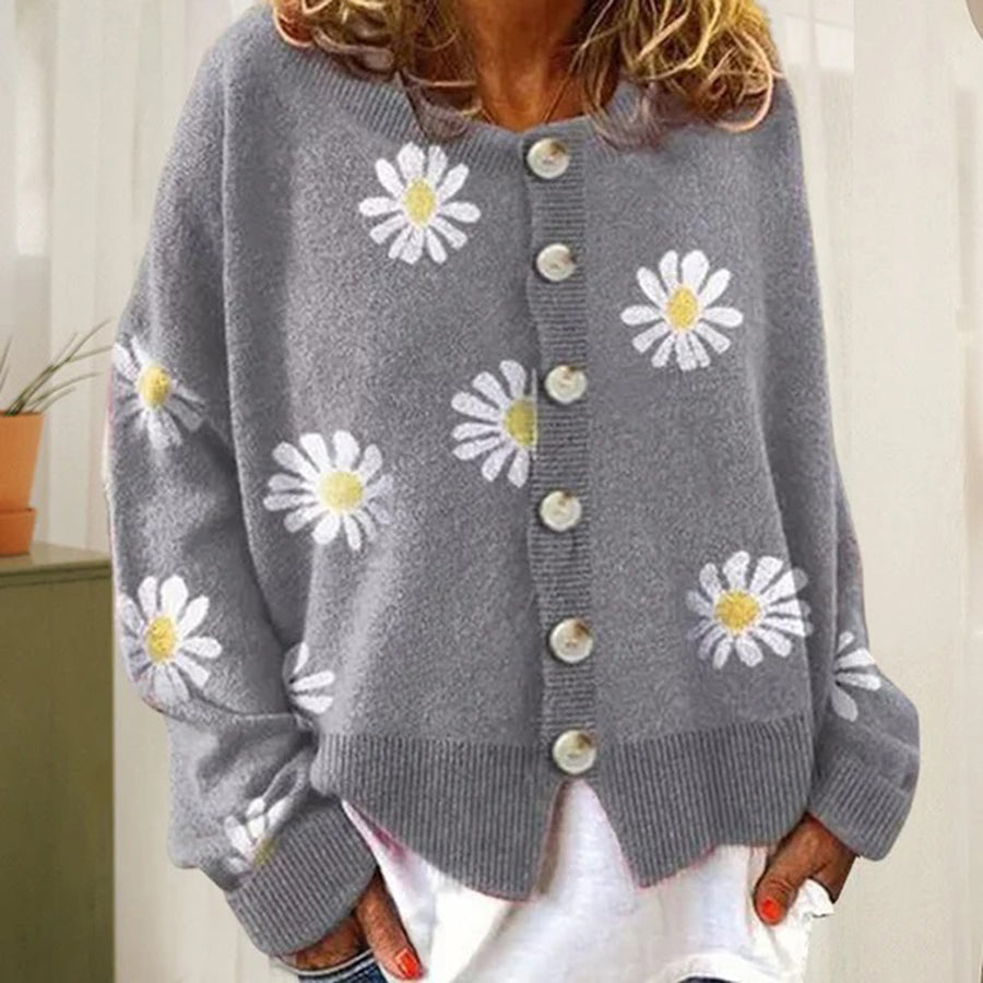 Chaleco de flores Koravine para mujer | Algodón juguetón, abierto o anudado