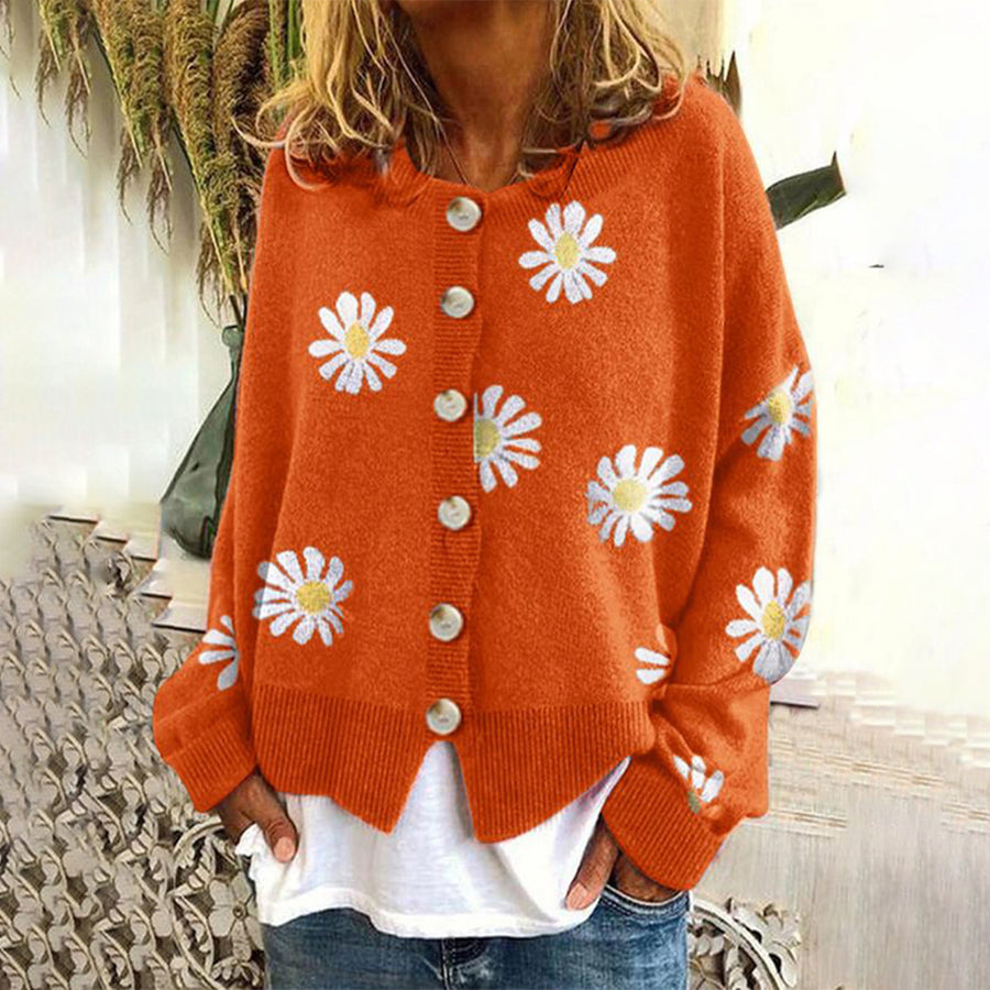 Chaleco de flores Koravine para mujer | Algodón juguetón, abierto o anudado