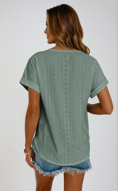 Top de punto Valerie para mujer | Tela suave, estilo casual