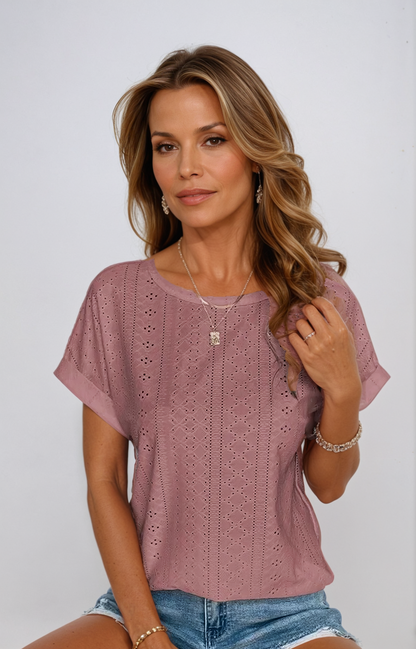 Top de punto Valerie para mujer | Tela suave, estilo casual