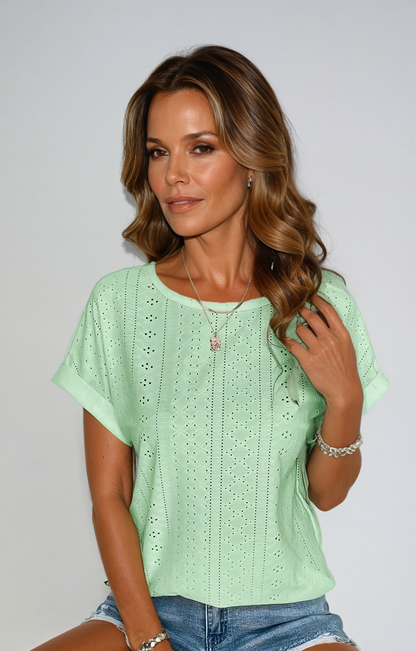 Top de punto Valerie para mujer | Tela suave, estilo casual