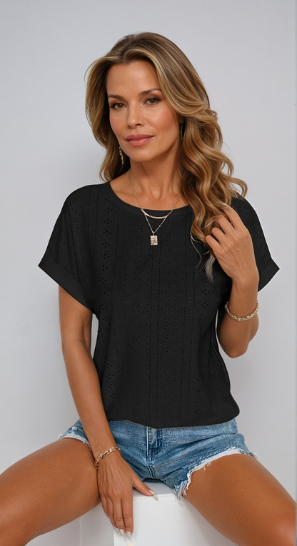 Top de punto Valerie para mujer | Tela suave, estilo casual