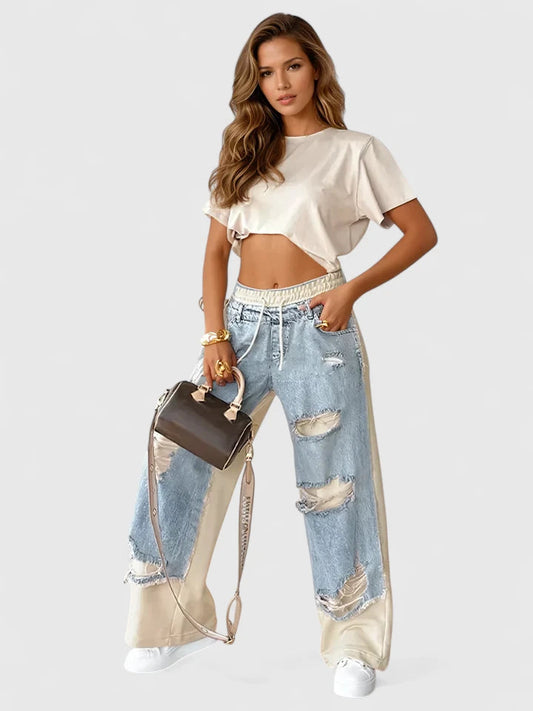 Pantalón de chándal casual Olivia para mujer | Amplio, comodidad street-chic