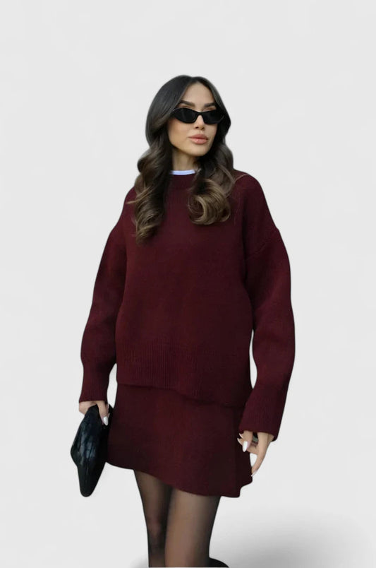 Conjunto de Suéteres Cómodos Xamira para Damas | Suave, Estiloso y Versátil
