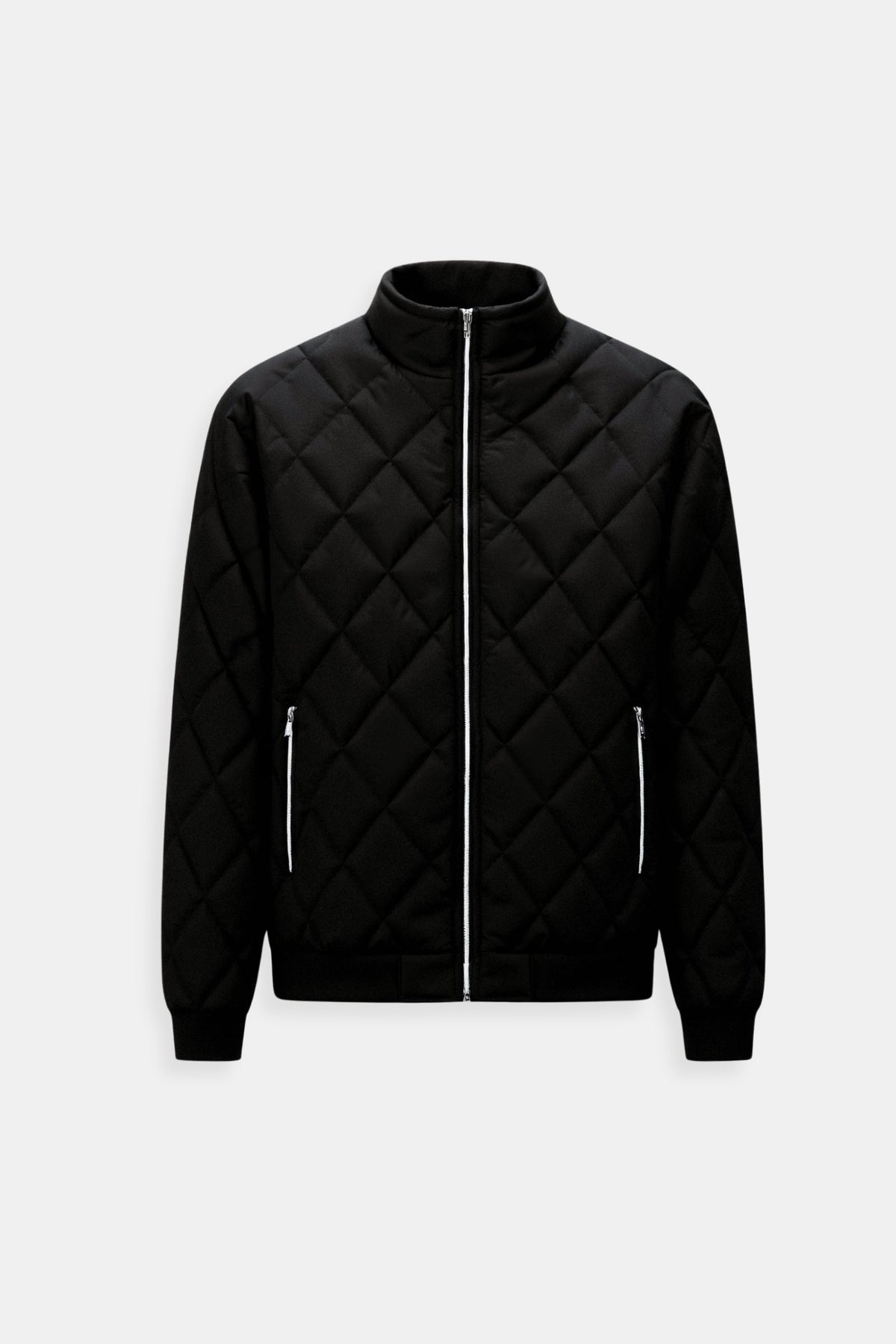 Jasper chaqueta de invierno acolchada para hombre | negro atemporal, protección cálida