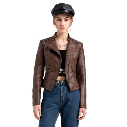 Vera Lamsleren Jasje Voor Dames | Luxe Leatherlook, Veelkleurig