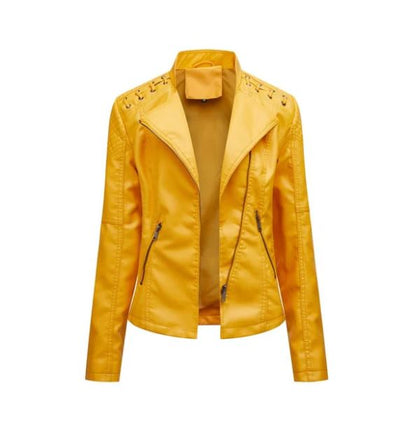 Vera Lamsleren Jasje Voor Dames | Luxe Leatherlook, Veelkleurig