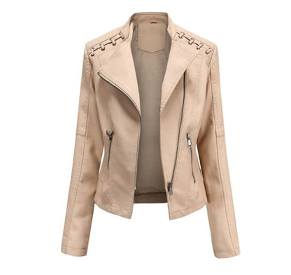 Vera Lamsleren Jasje Voor Dames | Luxe Leatherlook, Veelkleurig