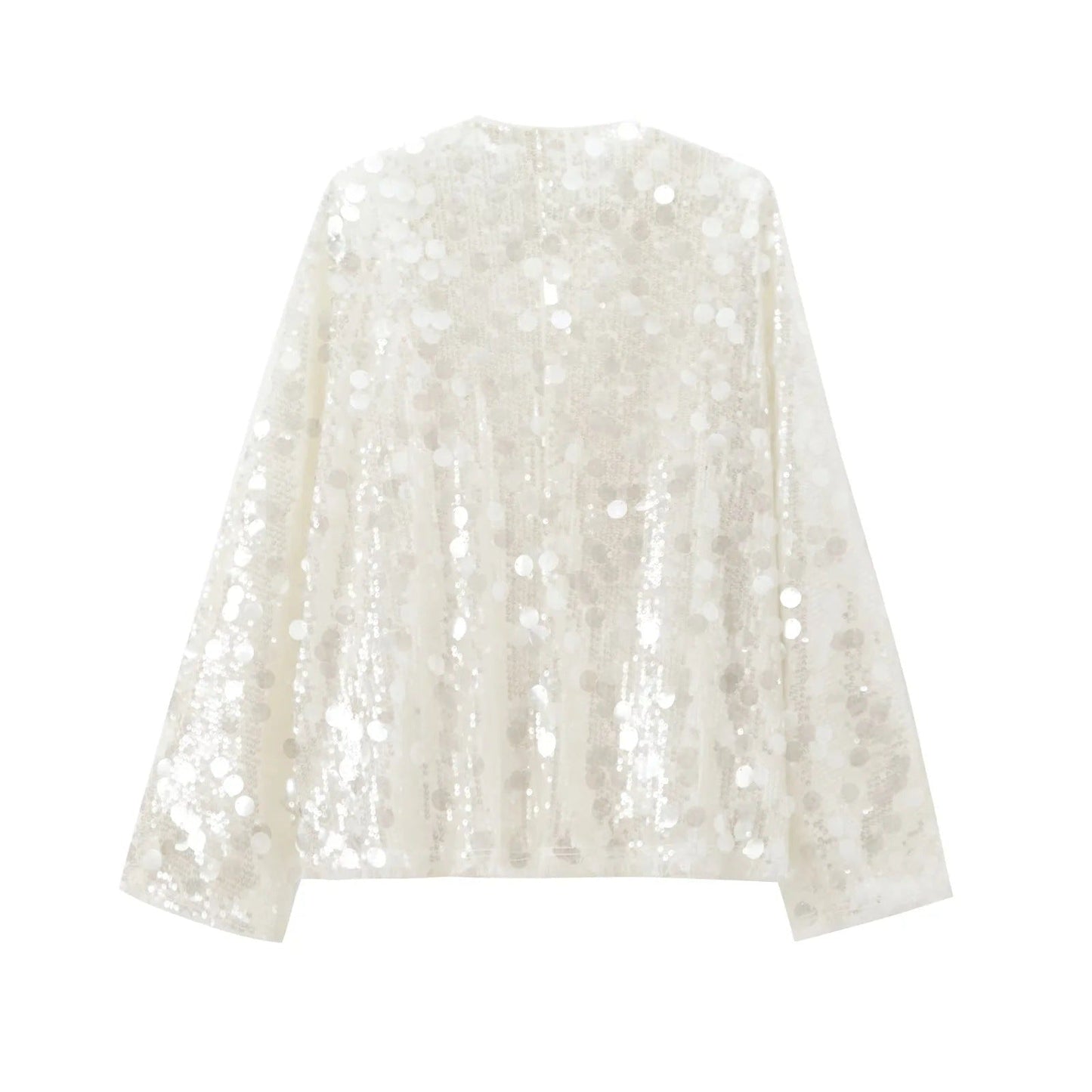 Rivka Glitter Blouse Voor Dames | Pailletten Pracht, Diepe Halslijn