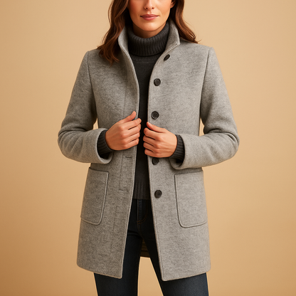 Ylena Winterjas voor Dames | Zachte Relaxte Pasvorm