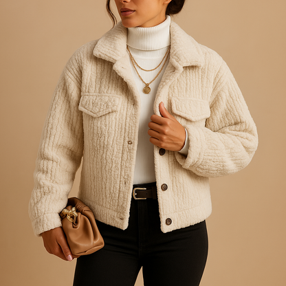 Mia Oversized Jas voor Dames | Zachte Stoffen