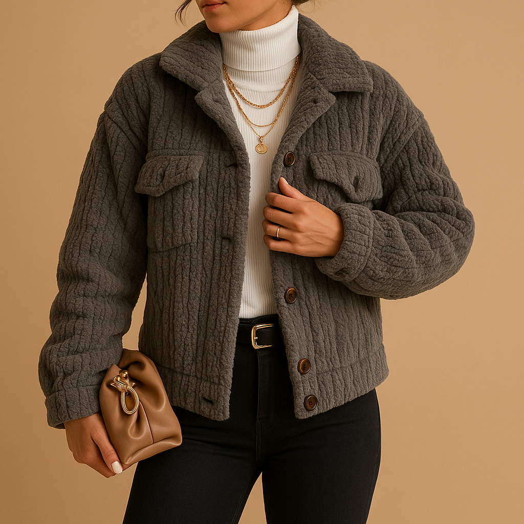 Mia Oversized Jas voor Dames | Zachte Stoffen