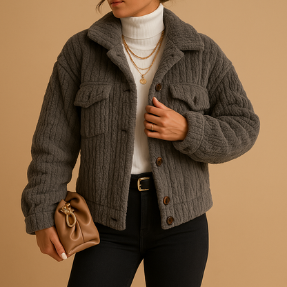 Mia Oversized Jas voor Dames | Zachte Stoffen