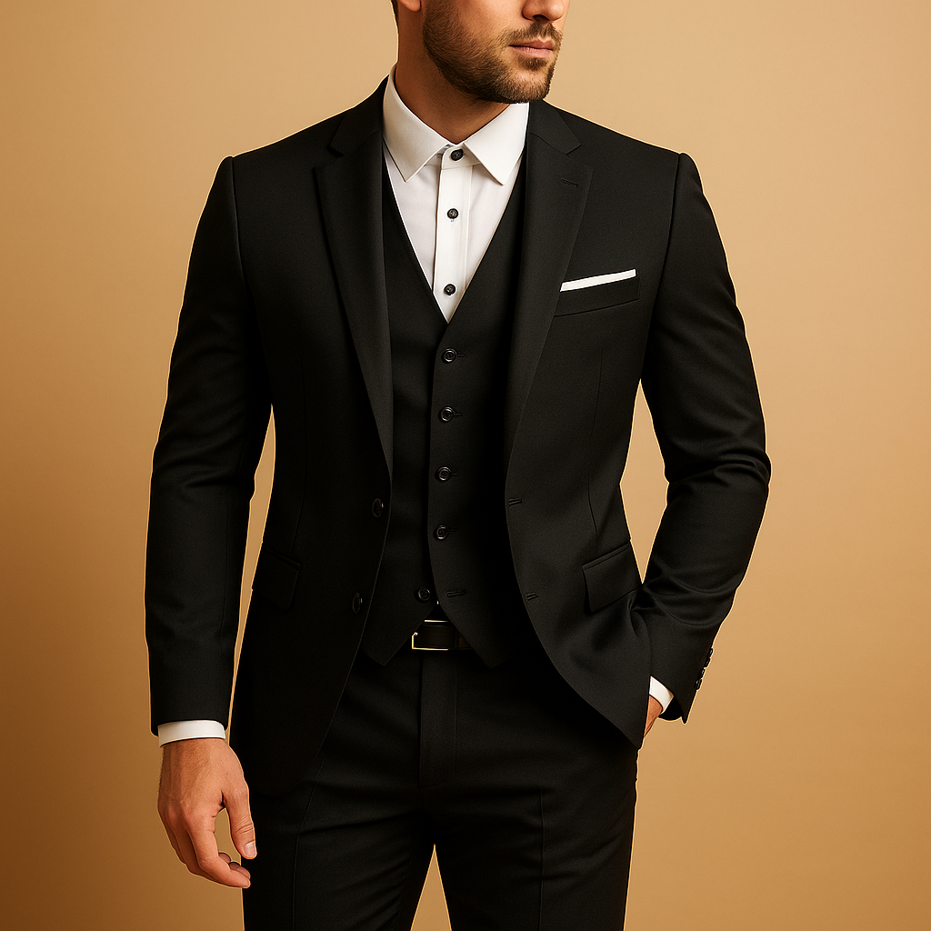 Boris Slim Herenpak voor Heren | SlimFit Drie-delig Set