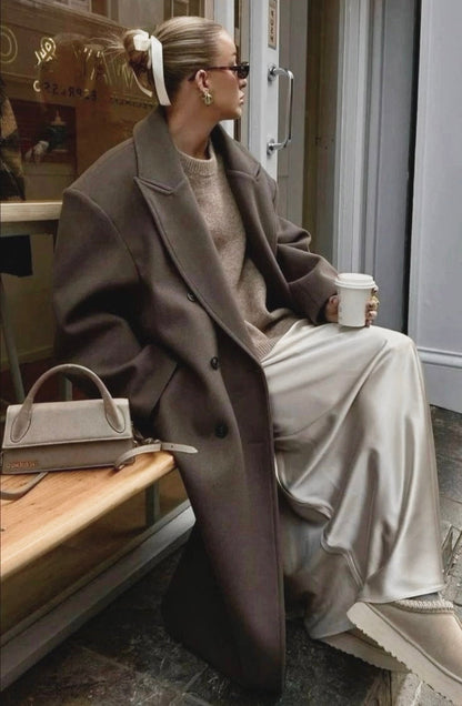 Jantine | Lange Oversized Jas voor Dames
