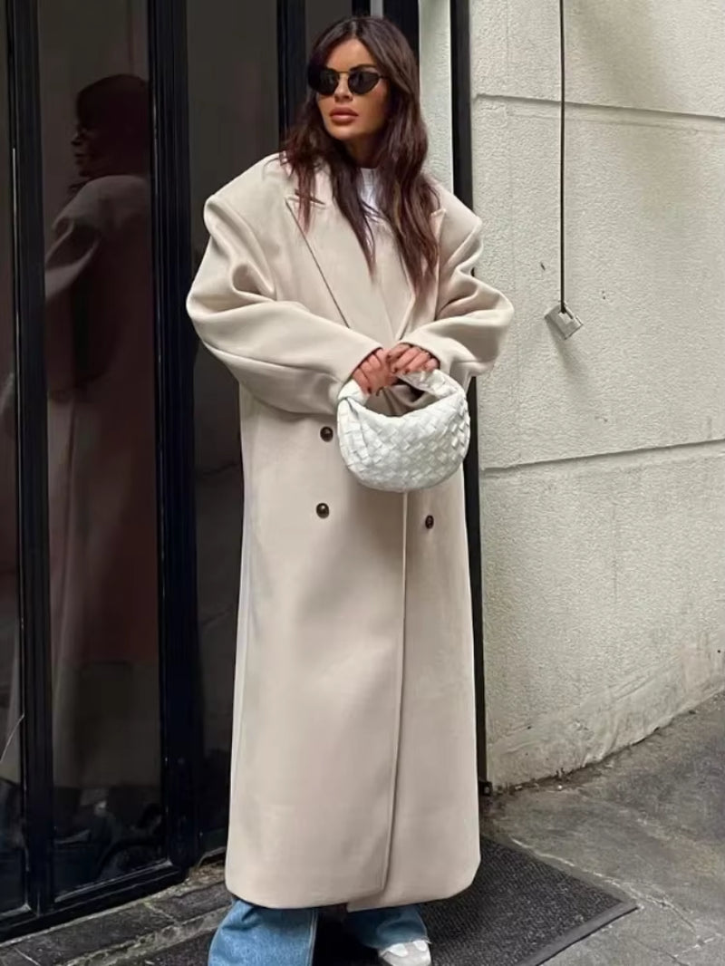 Jantine | Lange Oversized Jas voor Dames