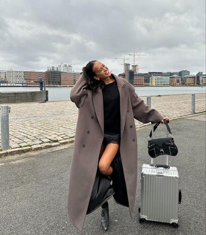 Jantine | Lange Oversized Jas voor Dames