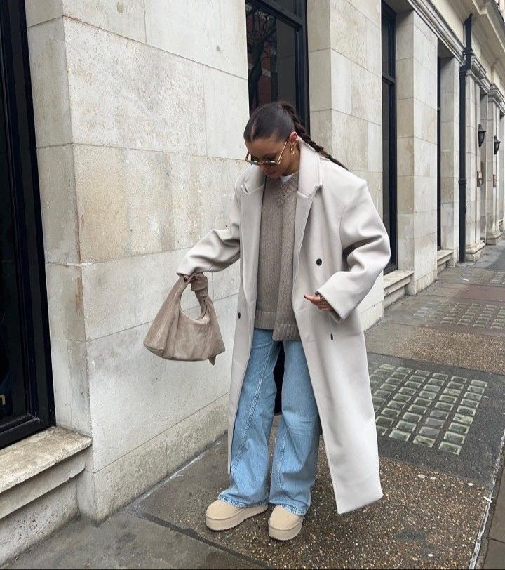 Jantine | Lange Oversized Jas voor Dames
