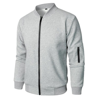 Robin – Chaqueta para hombre con cremallera continua y cuello alto