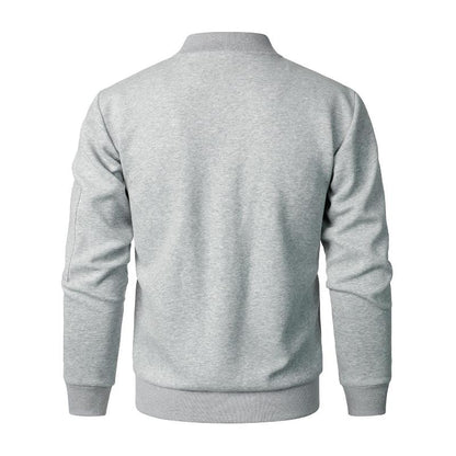 Robin – Chaqueta para hombre con cremallera continua y cuello alto