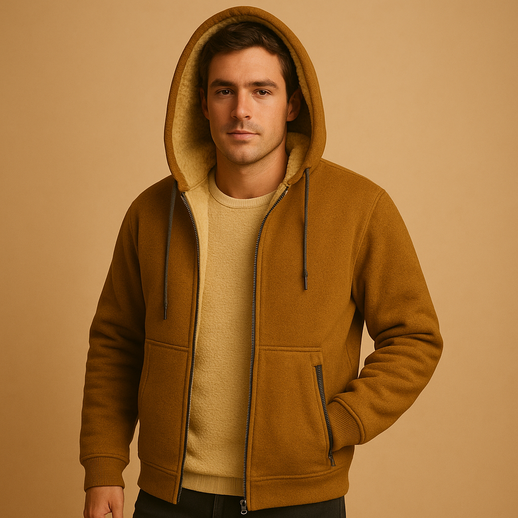 Koert Hoodie met Rits Voor Heren | Warme Stof, Dagelijks Comfort
